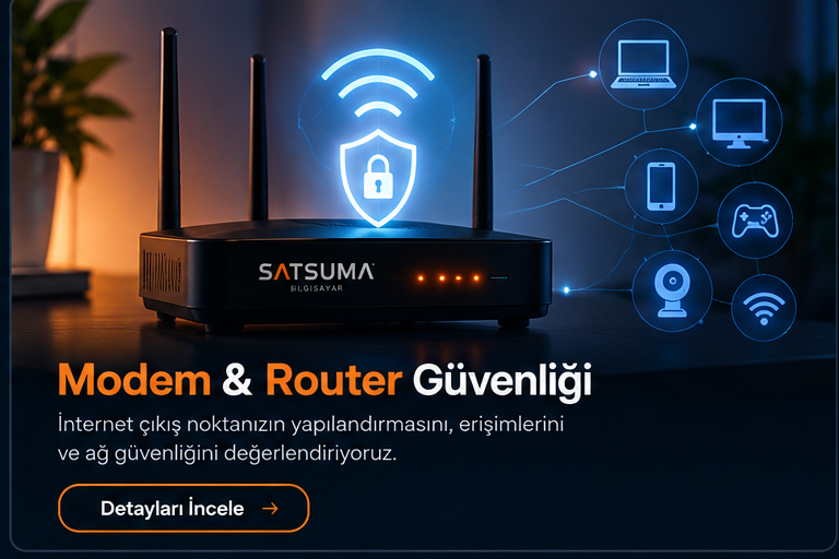 Modem ve router güvenliği